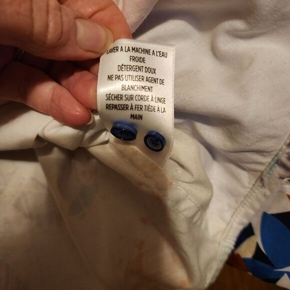 Robert Graham Men's Embroidery Abstract Print Button-Up Shirt Size 2XL - Picture 7 of 9